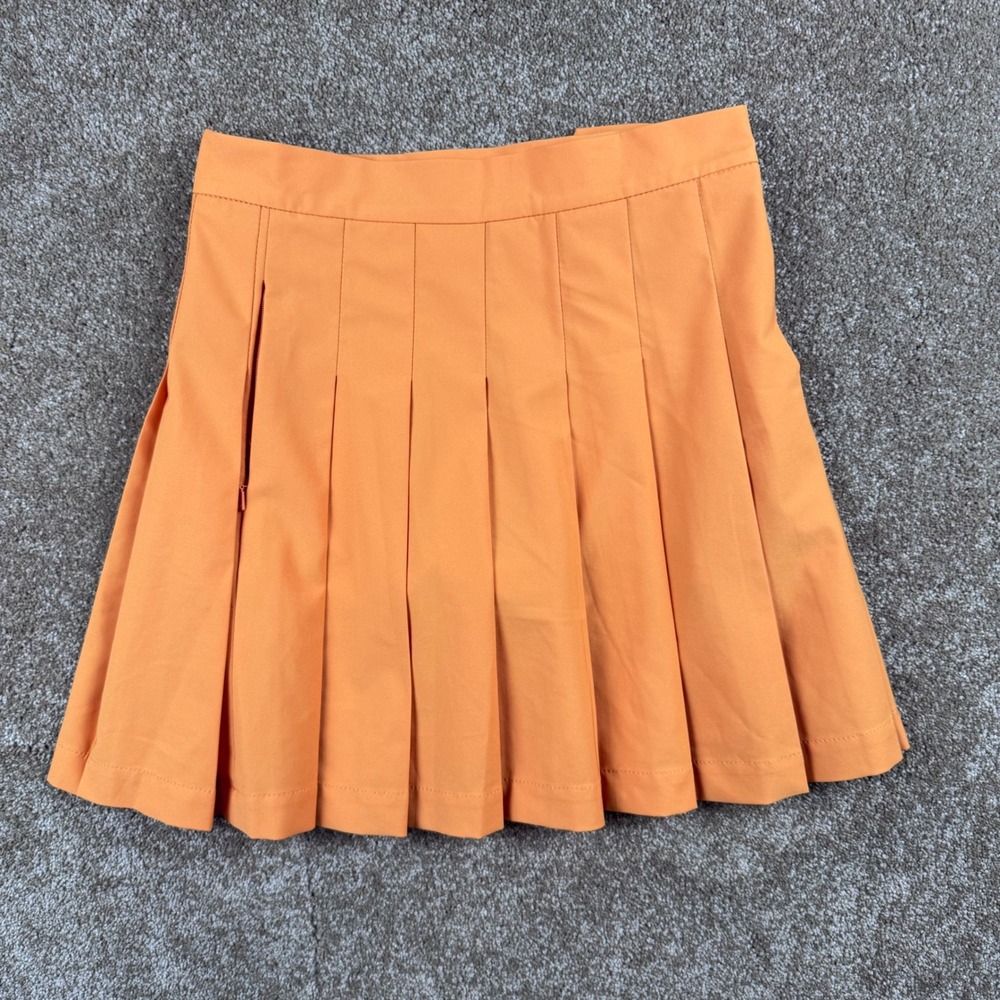 J.Lindeberg Adina Golf Skort Orange‎ Pleated Athletic Skirt Womens Small